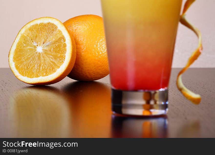 Fresh orange juice