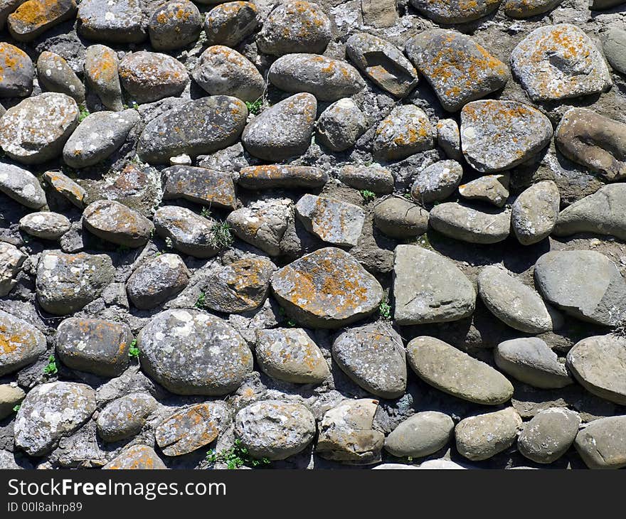 Ancient citadel wall, texture close-up