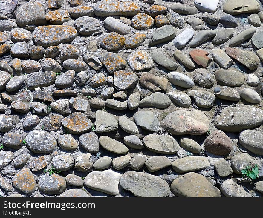 Ancient citadel wall, texture close-up