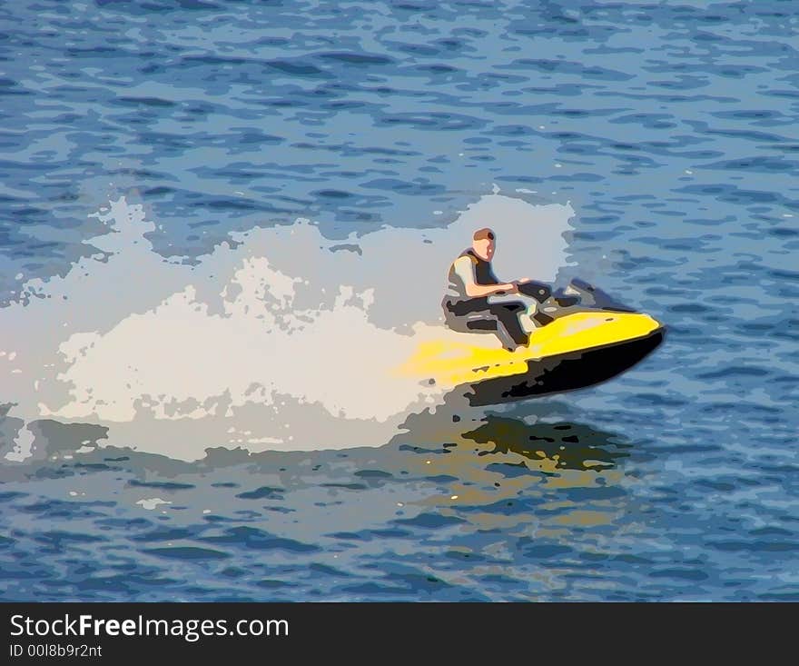 Jetski water sports