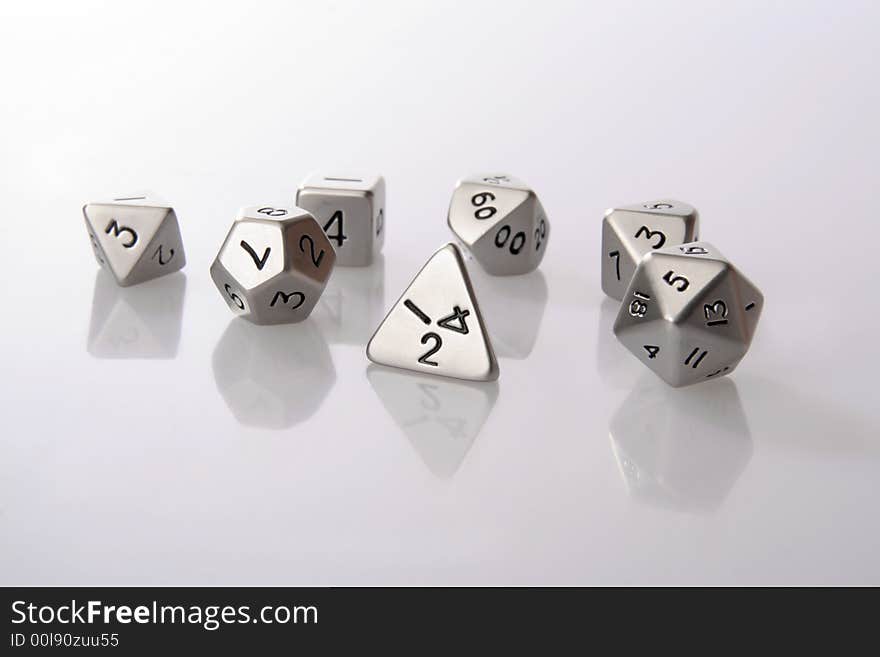 Dices for roleplaying game (RPG). Dices for roleplaying game (RPG)