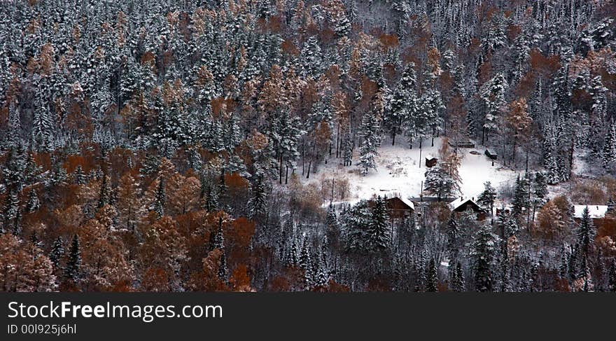 Stolby Mountain In Siberia