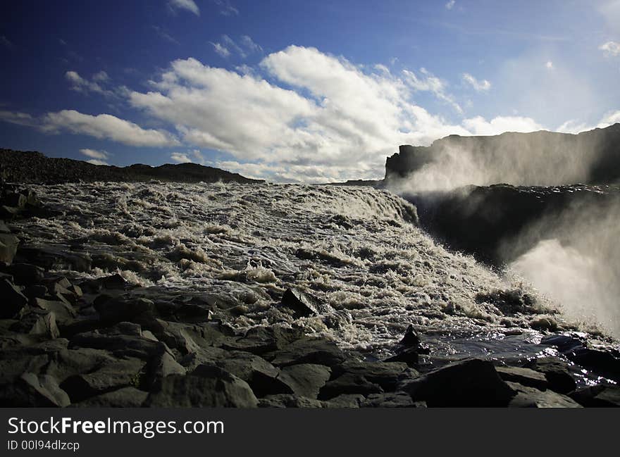 Dettifoss riverbed