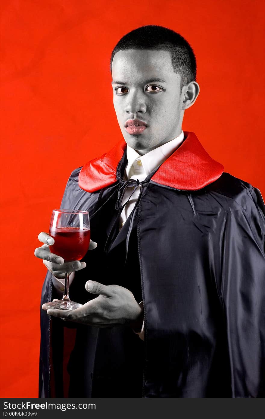 A bloody drink with dracula