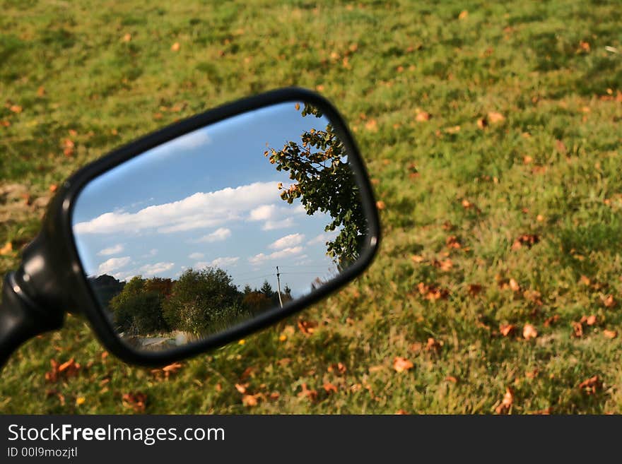 Landscape in the mirror