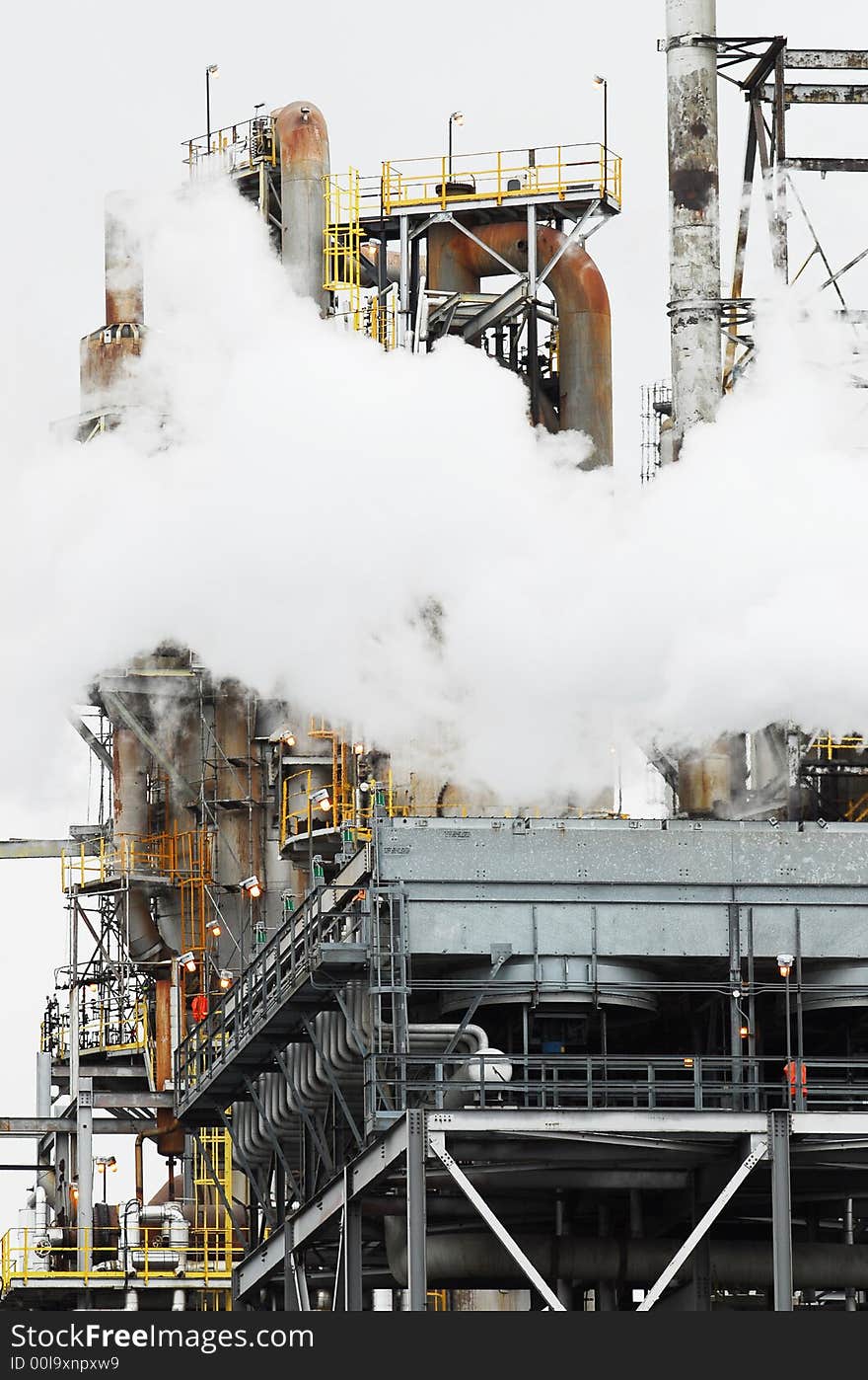 Detail of a refinery in East Montreal, Canada. Camera: Nikon D200. Detail of a refinery in East Montreal, Canada. Camera: Nikon D200