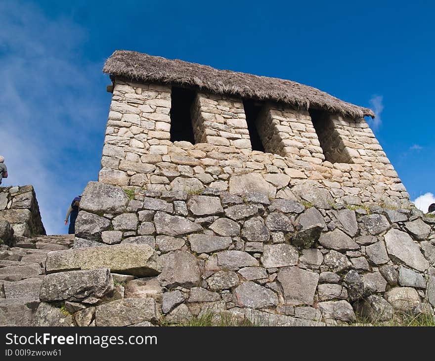 Machu Picchu guardhouse