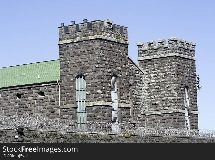 Prison Block House Towers - Mt Eden Prison Auckland New Zealand