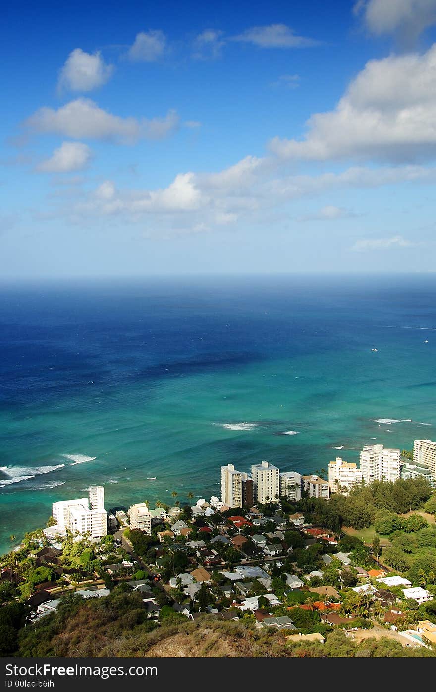 Oahu Overview. Taken from Diamond Head, Honolulu