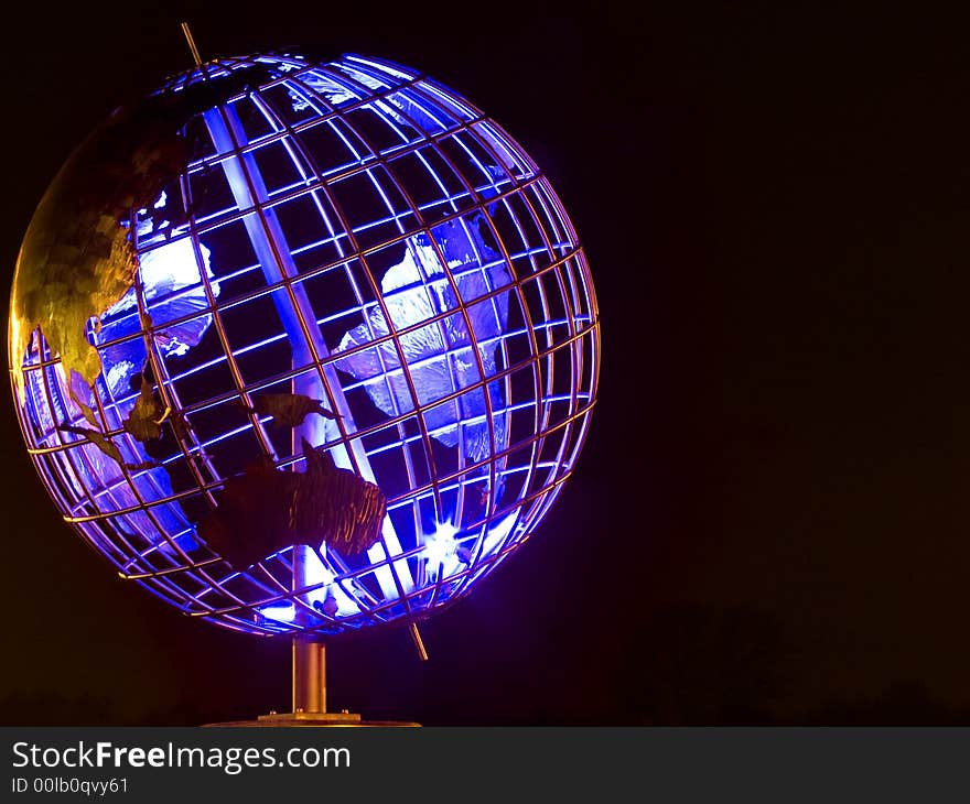 A fancy globe in Duisburg / Germany