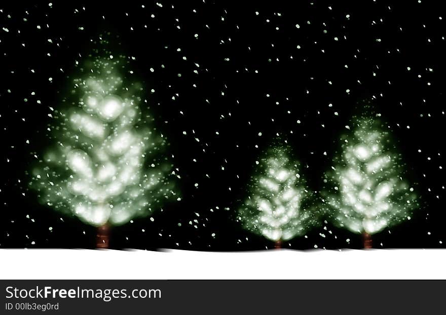 Christmas Tree Illustration