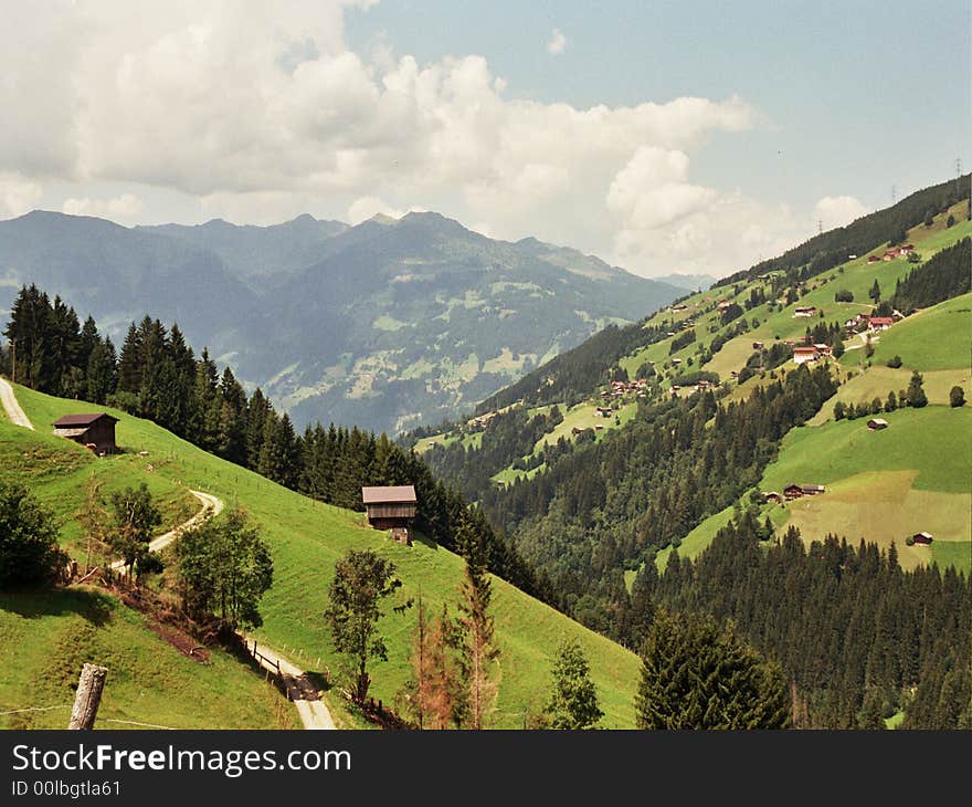 Austria. mountain landscape