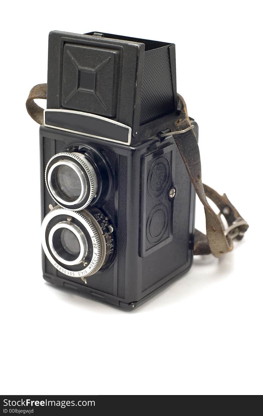 Series object on white - medium format camera