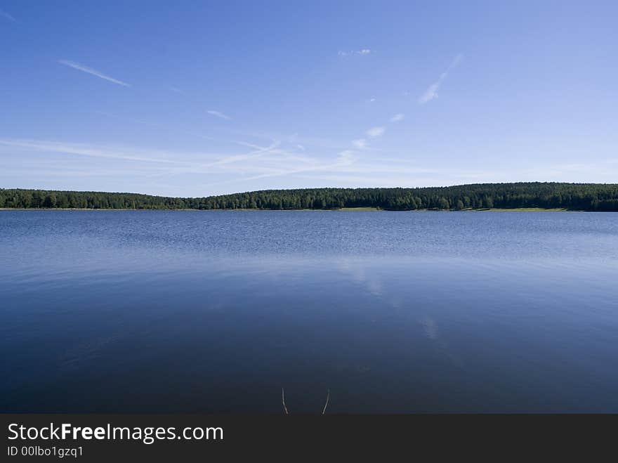 Lake on Ural