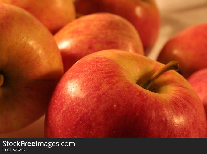 Red Apple Closeup