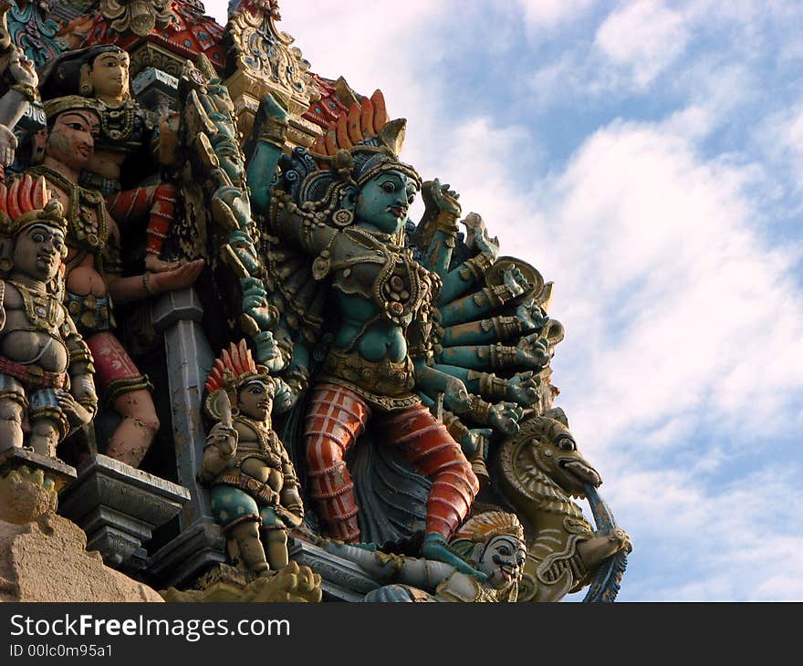 Madhurai meenakshi temple idols, tamilnadu, india,. Madhurai meenakshi temple idols, tamilnadu, india,