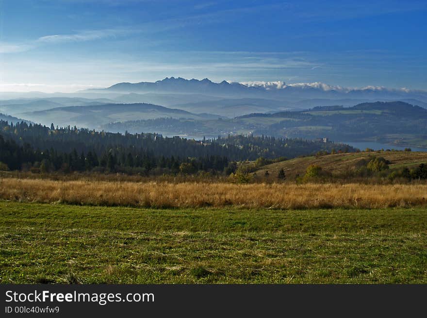 Tatras and Czorsztyn s lake