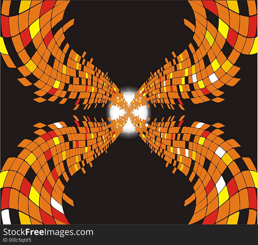 Square abstract background in vector. Square abstract background in vector