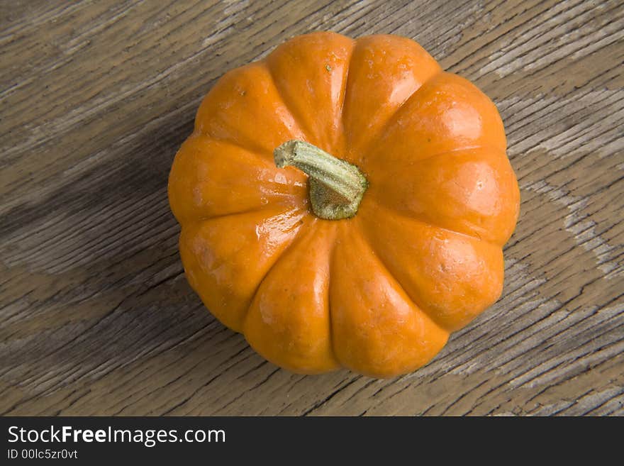 Close-up of a single pumpkin. Close-up of a single pumpkin