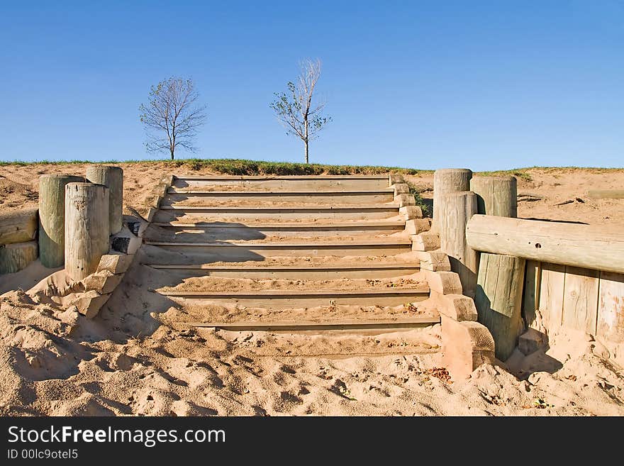 Stairway in Sand