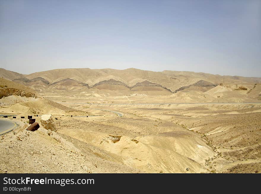 Desert landscape scenery