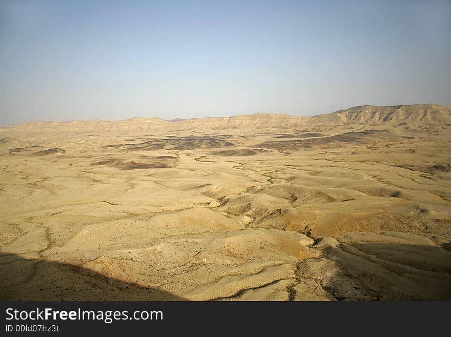 Landscape desert scenery