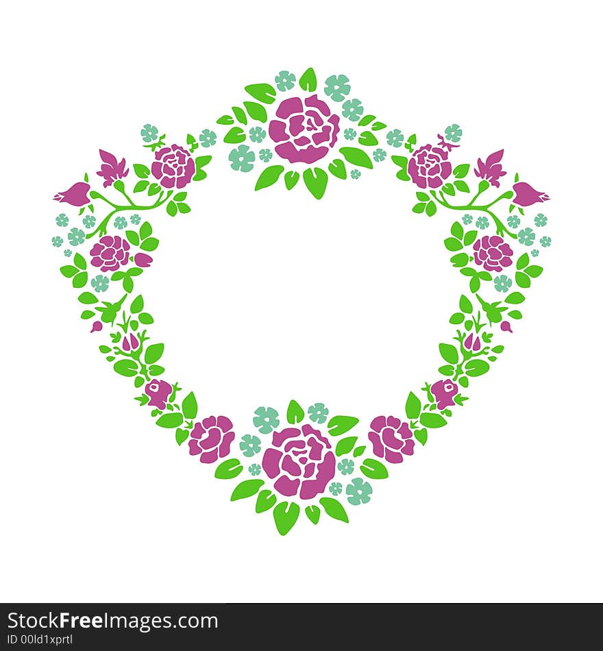 Wreath of roses