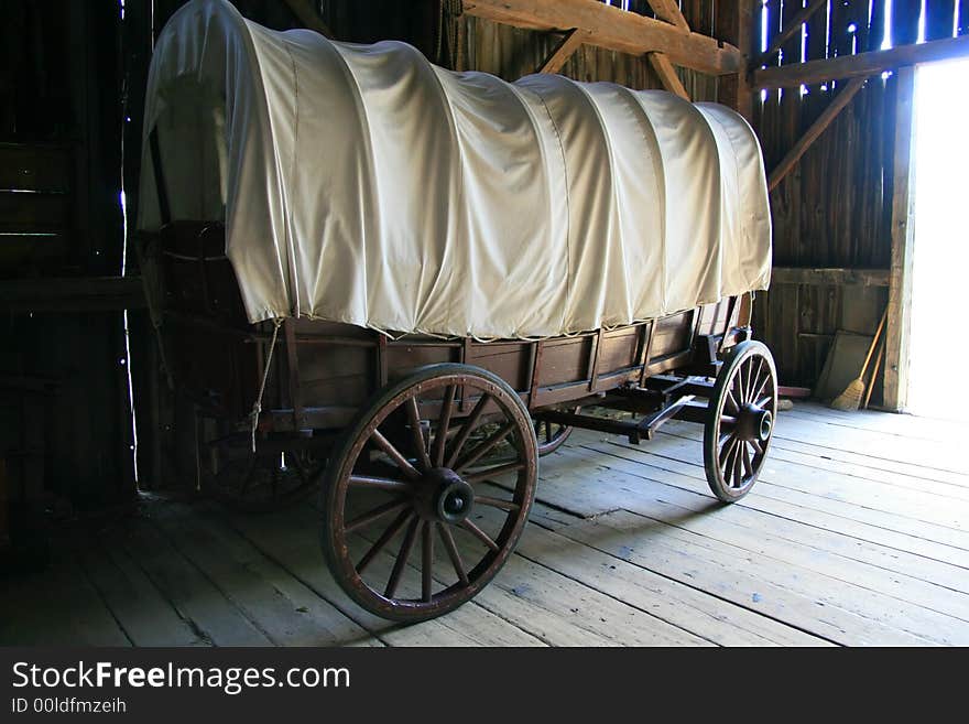 This 1900 era covered wagon was typical of the farm and transport wagons of the late 19th century in rural North America. This 1900 era covered wagon was typical of the farm and transport wagons of the late 19th century in rural North America.