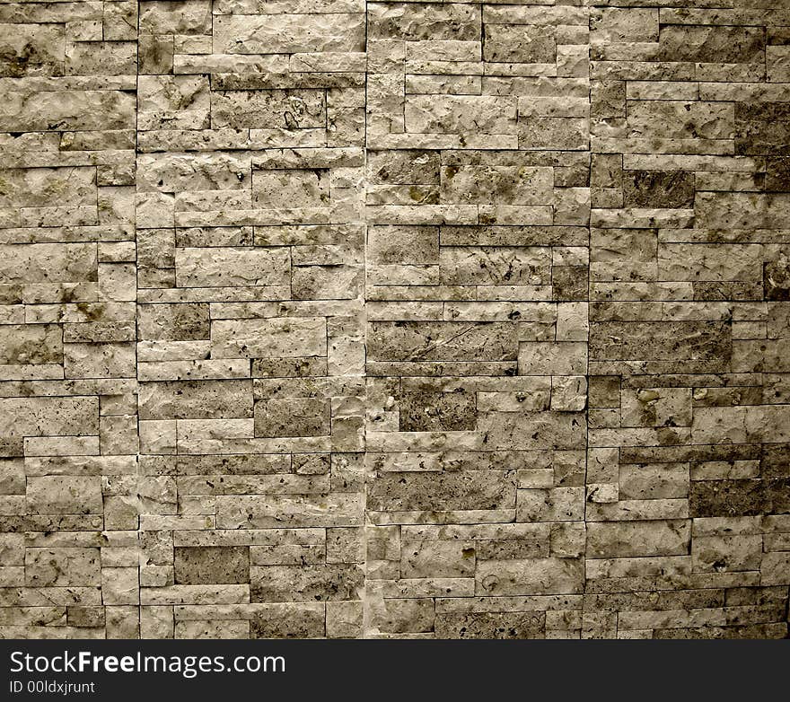 Monochrome of a flagstone wall. Monochrome of a flagstone wall