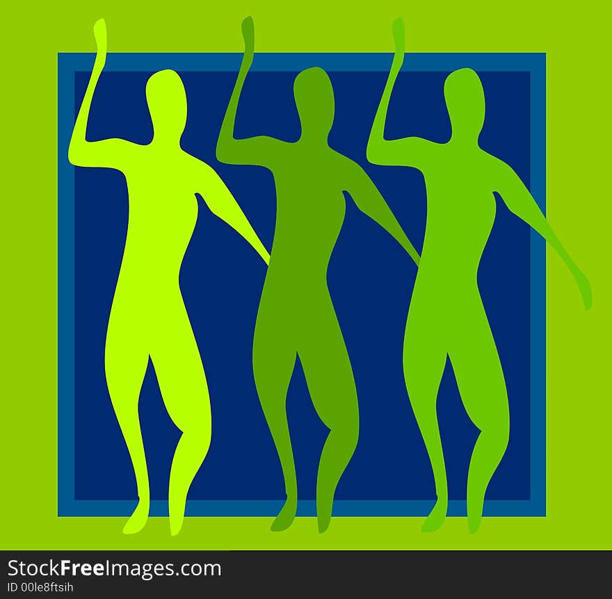 An abstract background illustration of a group of green people set on blue and green tile background. Sorry, extra format is not available for this image. An abstract background illustration of a group of green people set on blue and green tile background. Sorry, extra format is not available for this image.