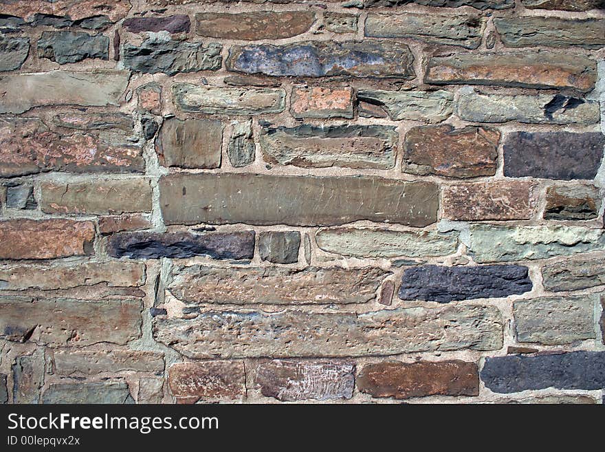 An Old rock building wall abstract background