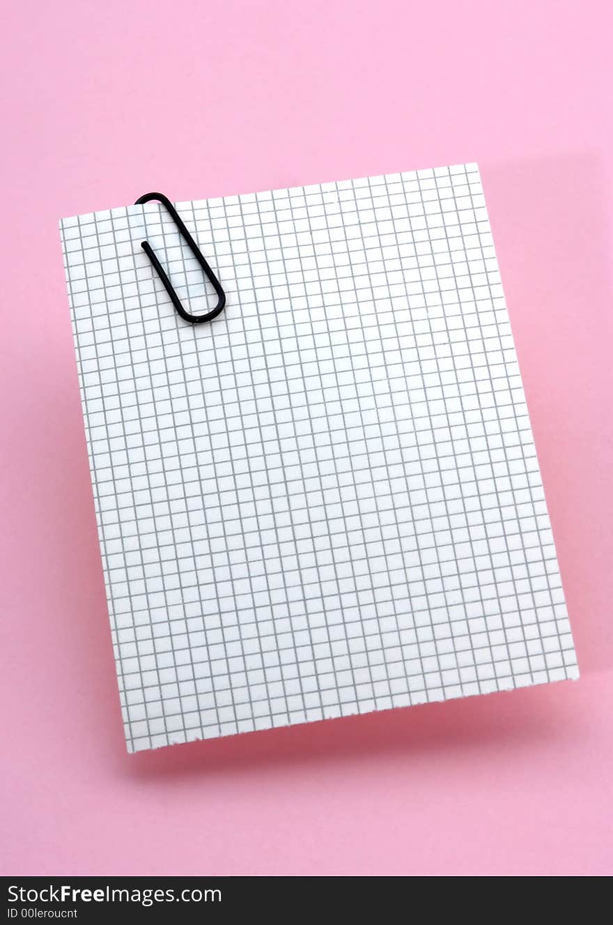 Square-lined Note Paper