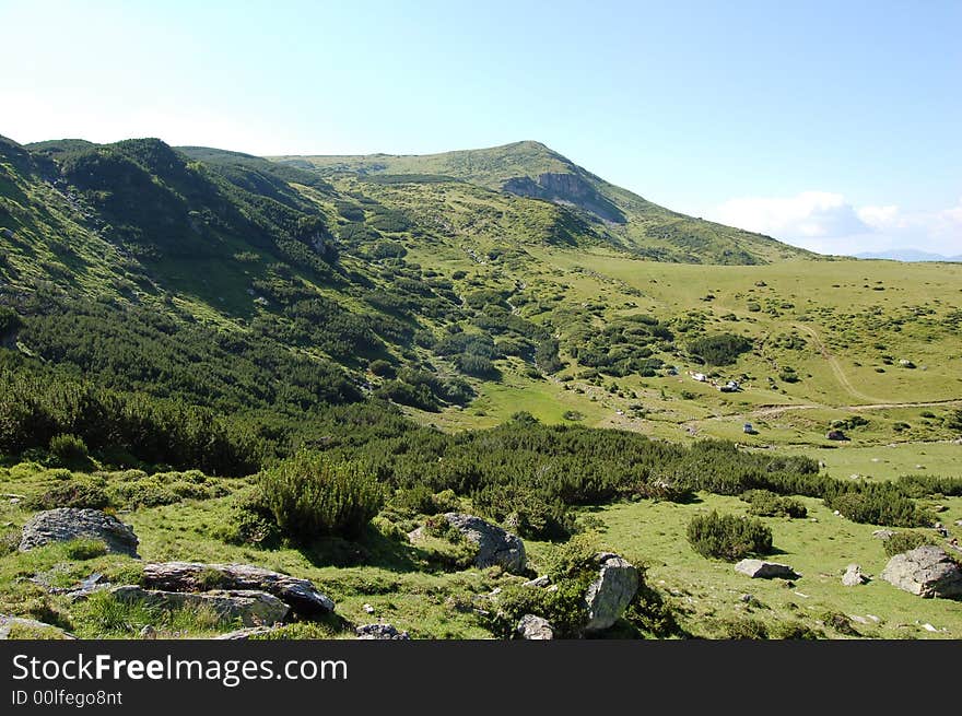 Very nice mountains from romanian Carpathians