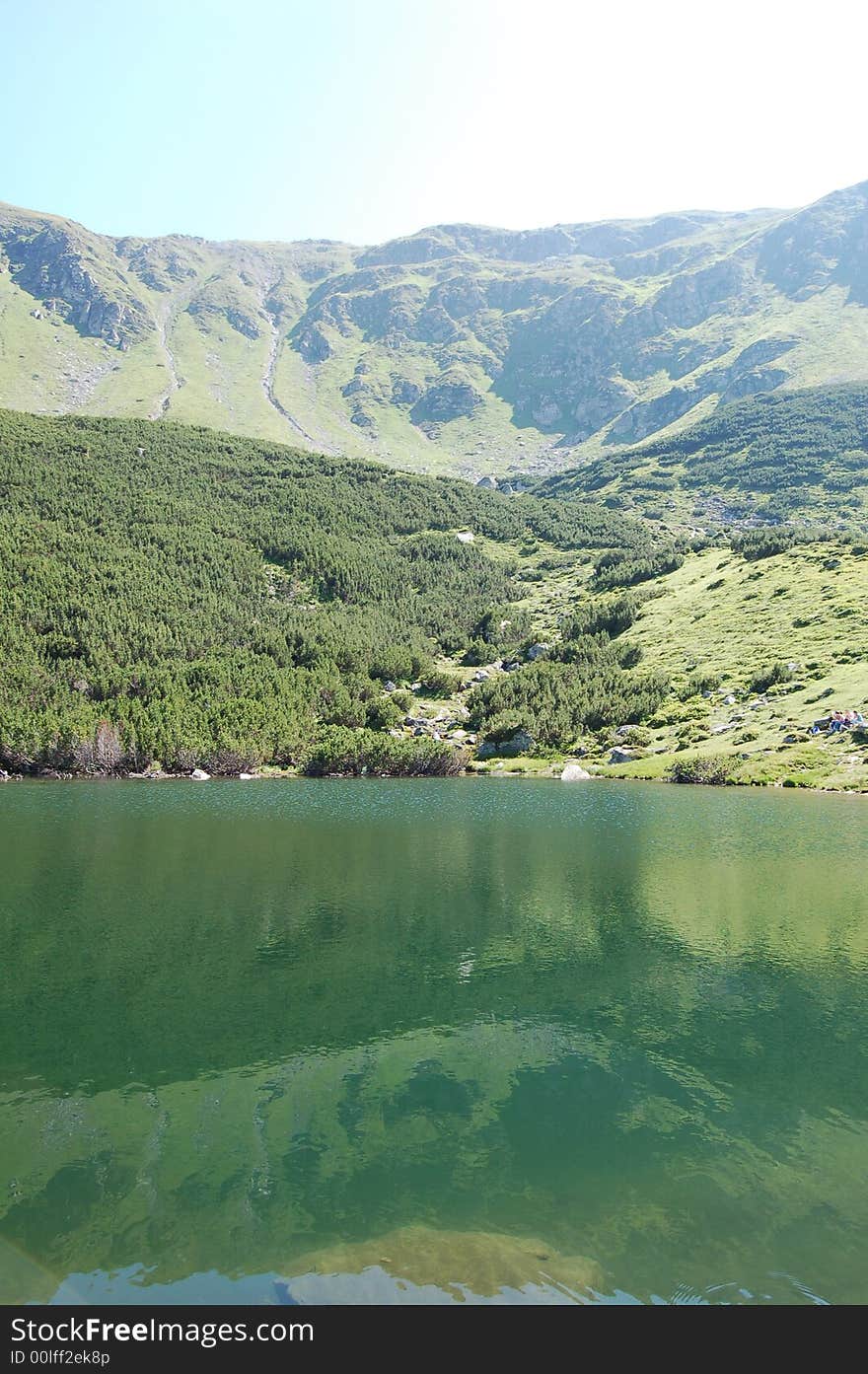 Lake in mountains