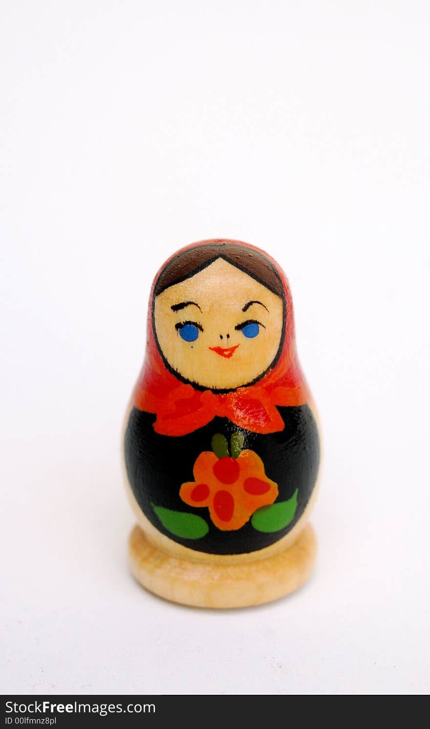 Painted Wooden Doll