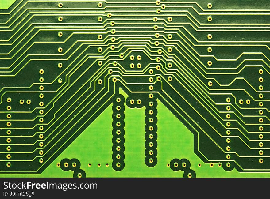 Close up of computer circuits