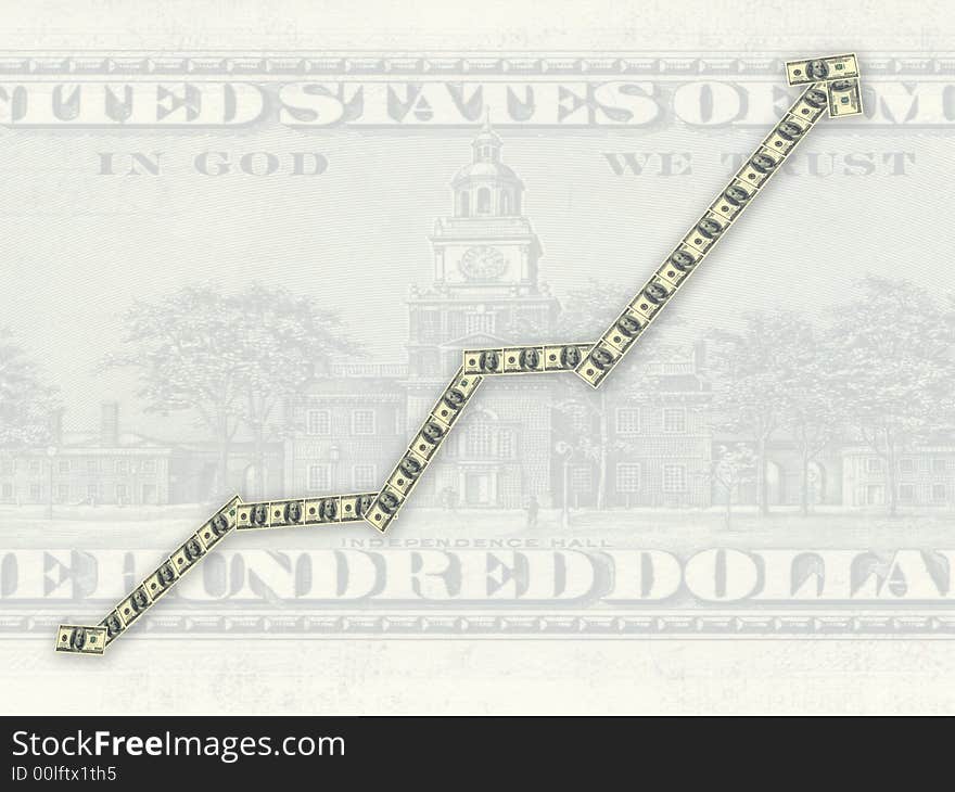 Diagram painted into dollars