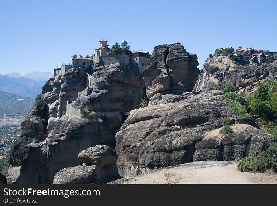 The Agios Nikolaos monastery Greece. The Agios Nikolaos monastery Greece