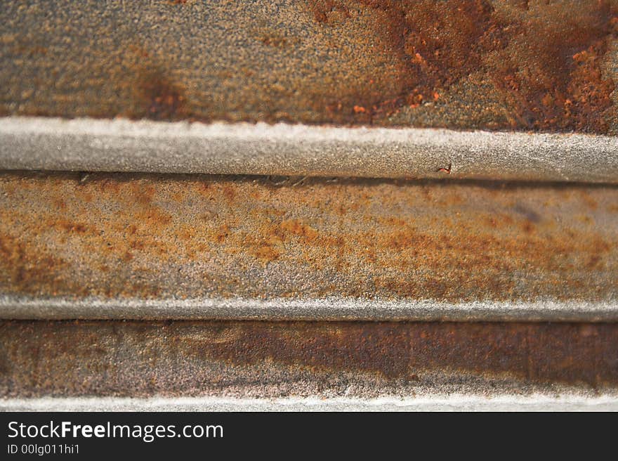 A rust texture with lines and depth of field. A rust texture with lines and depth of field.