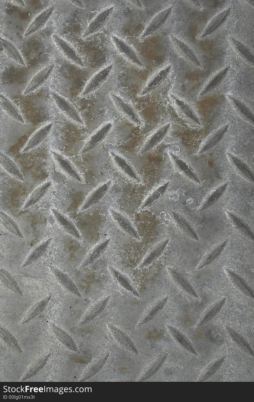 A steel plate with diamondplate pattern. A steel plate with diamondplate pattern.