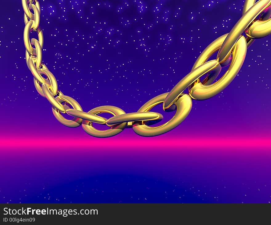 Image of the abstract chain. Image of the abstract chain