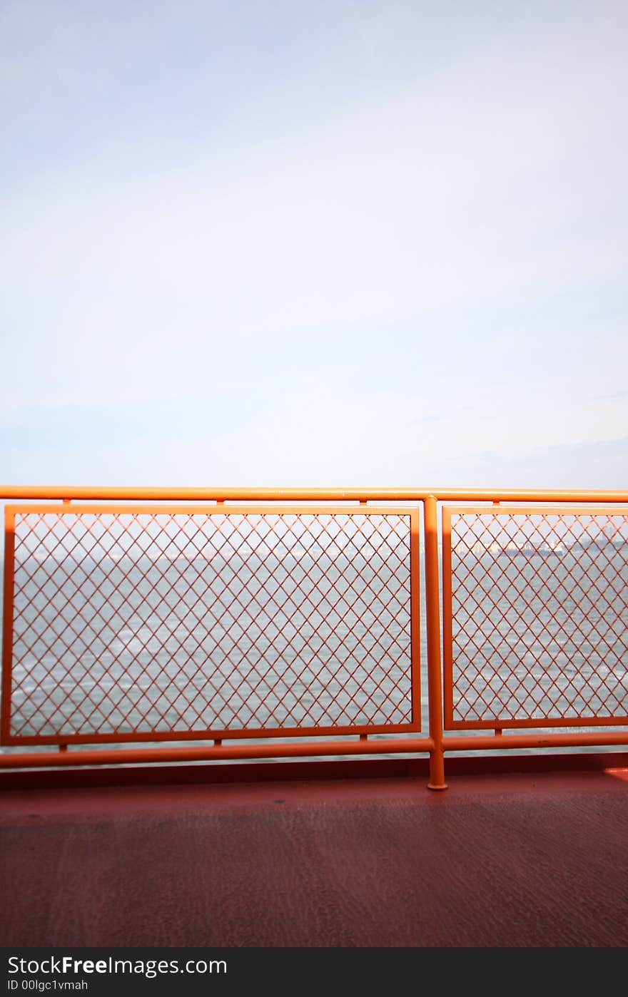 Orange Railing