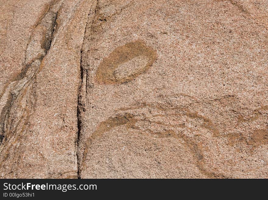 The unique granite formations of the Granite Dells offer a variety of textures and colors. The unique granite formations of the Granite Dells offer a variety of textures and colors