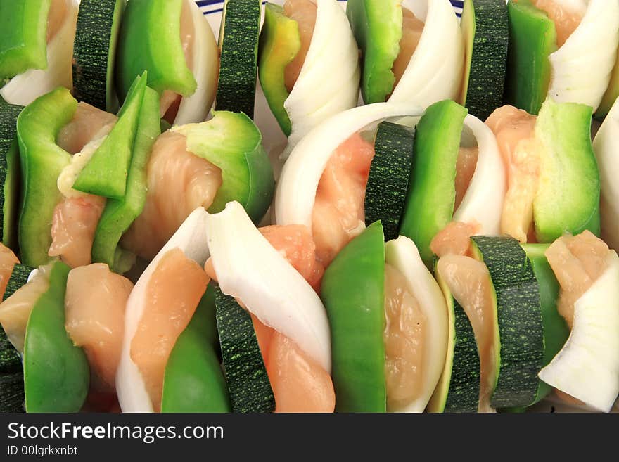 chicken Pepper Kabobs