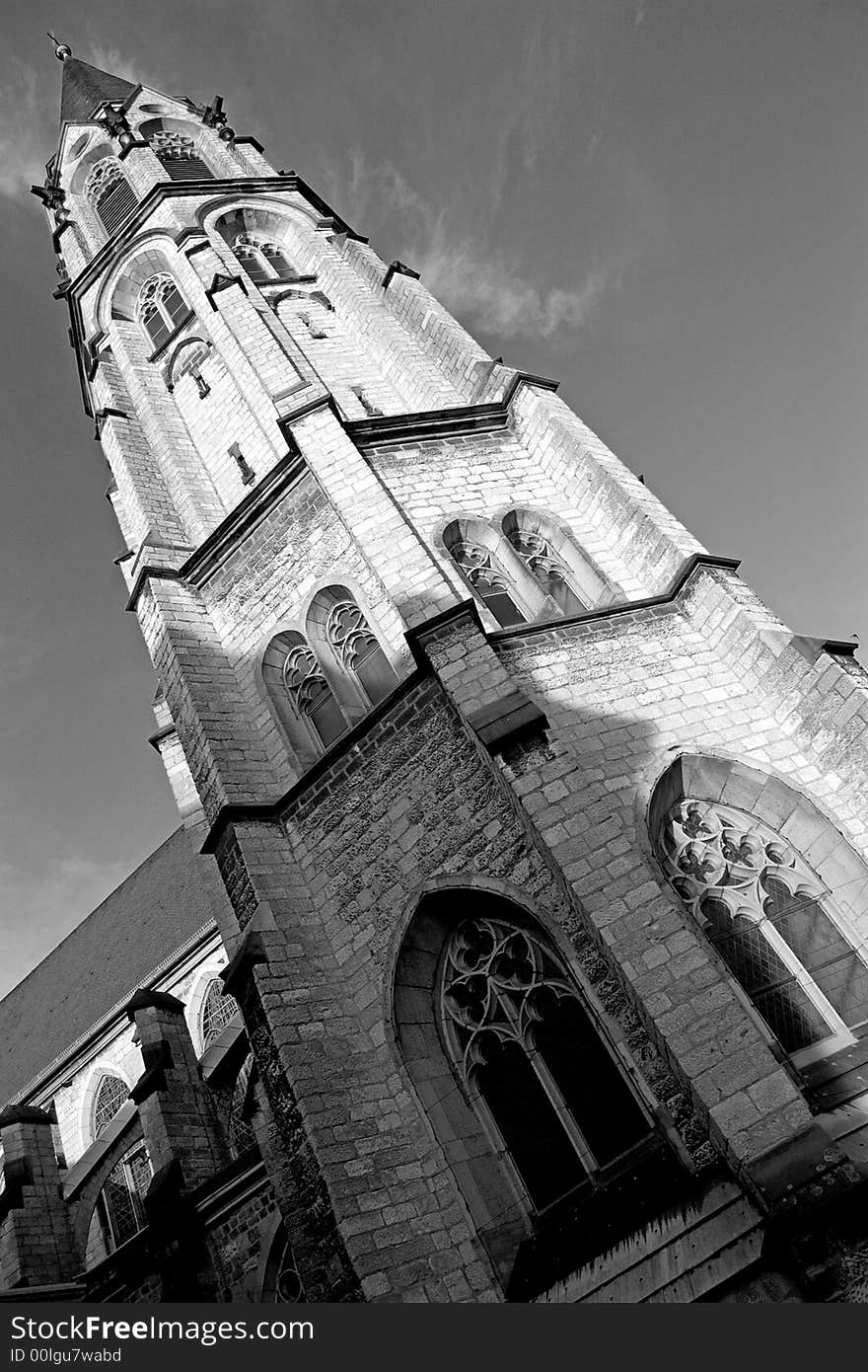 The old ponttor Chapel in the city of Aache, Germany from a different view. The old ponttor Chapel in the city of Aache, Germany from a different view.