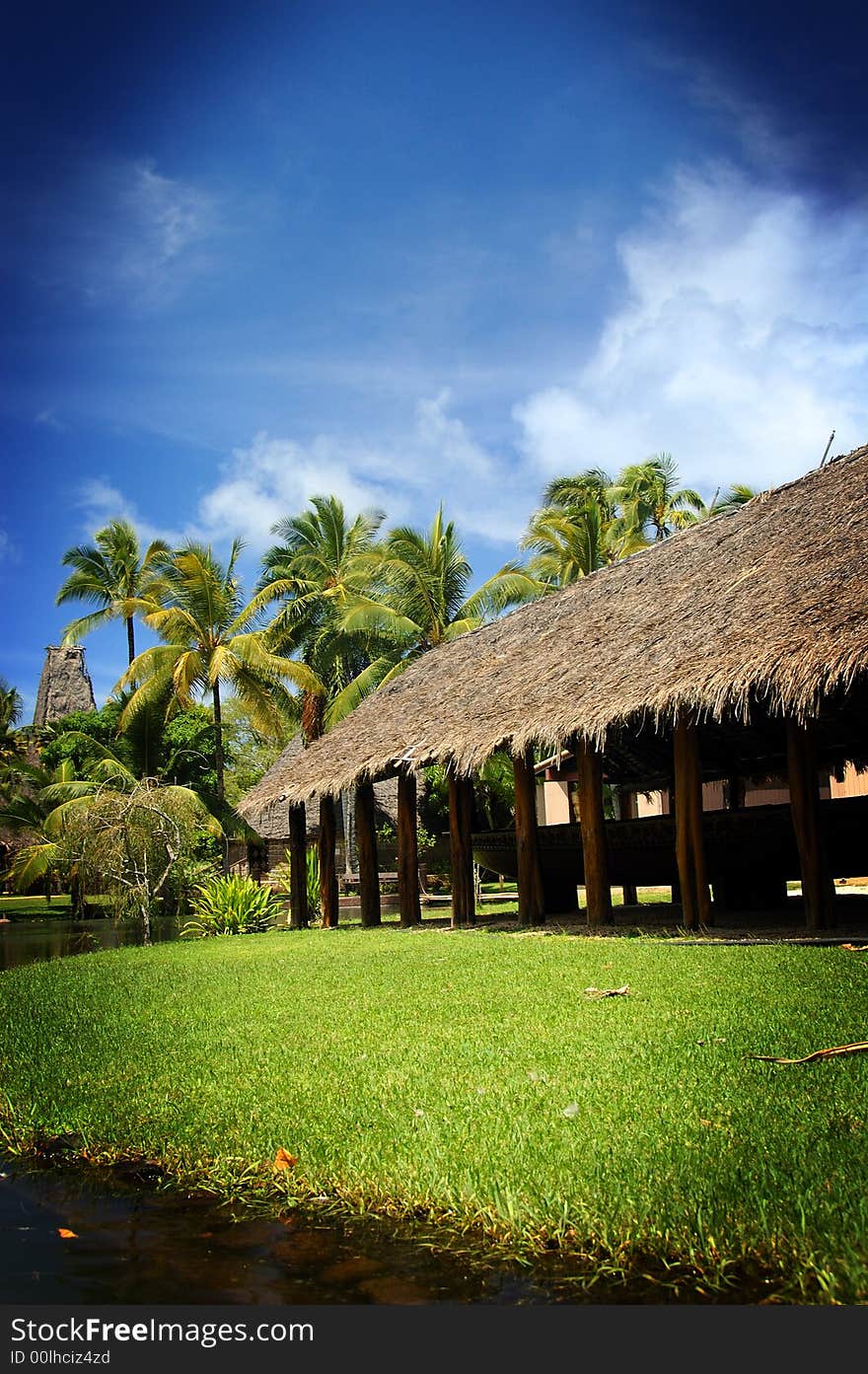 Tropical Village in PCC, Oahu