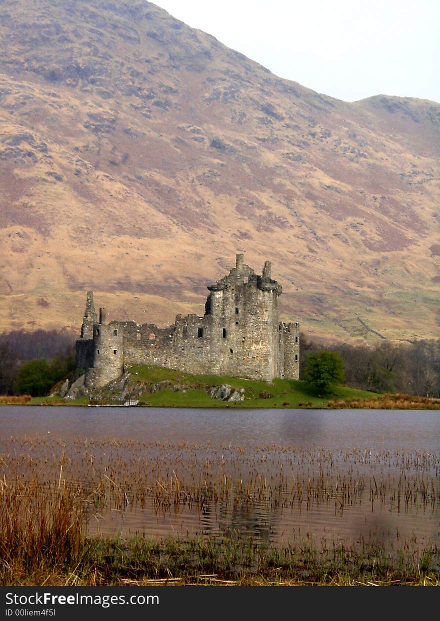 Castle of the loch, west scotland