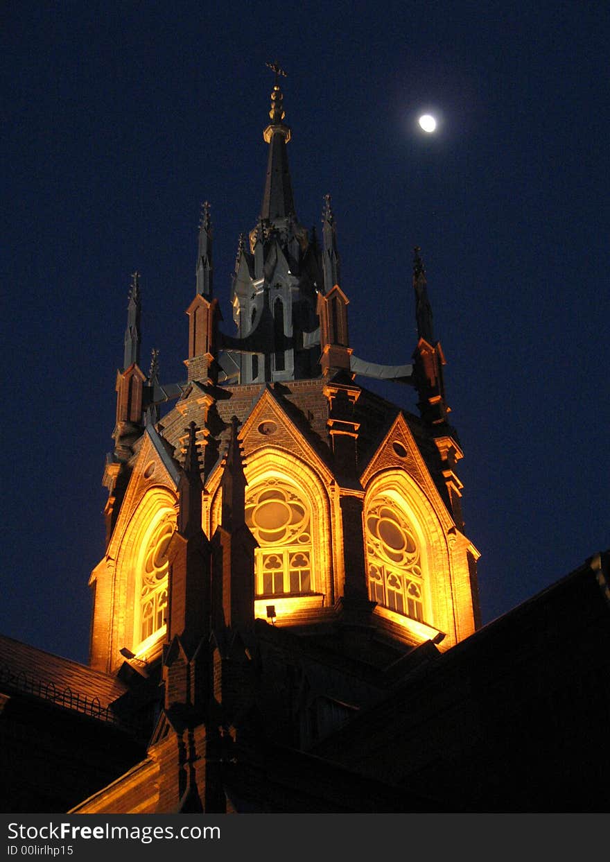 The Moscow Catholic Cathedral of the Immaculate Conception of the Blessed Virgin Mary on Malaya Gruzinskaya Street.