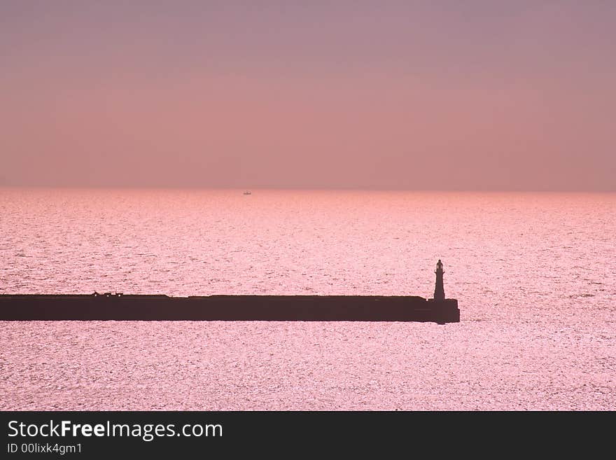 Lighthouse at Sunrise