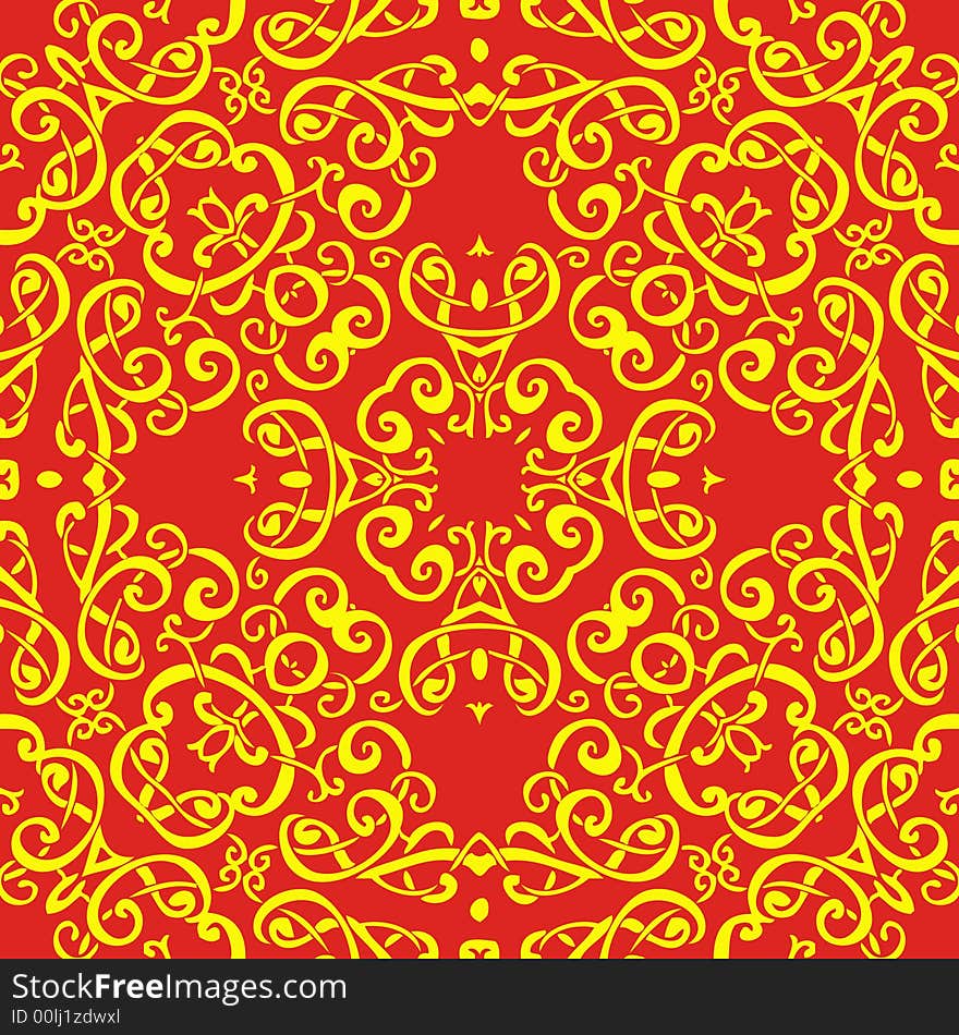 Abstract seamless  pattern - digital artwork. Abstract seamless  pattern - digital artwork